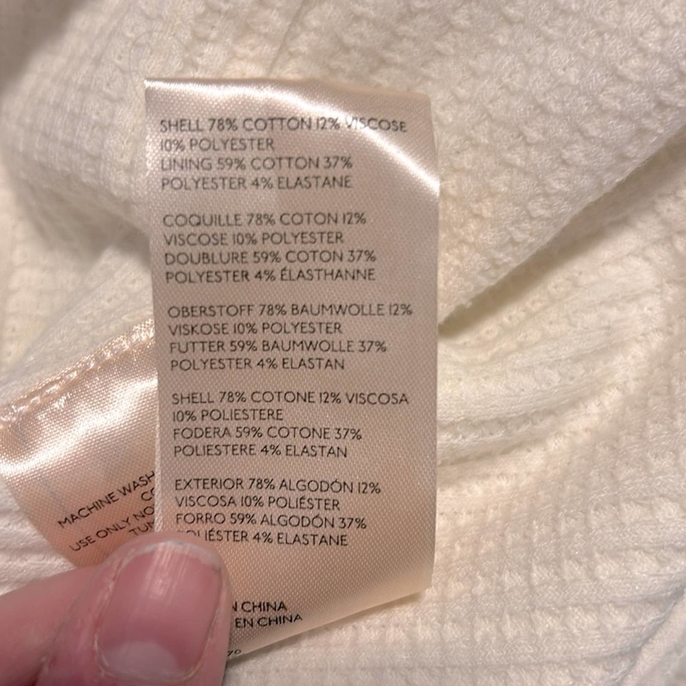 NEW Free People Ruby West Coat thermal lined shacket shirt jacket in Ivory combo - Picture 13 of 14